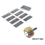 Новинка! Абразивный вкладыш 16 шт Flex Q3 100 х 45 х 0,75 мм 4, P240, нейлон DE-TERO для KELO F Opti 252106