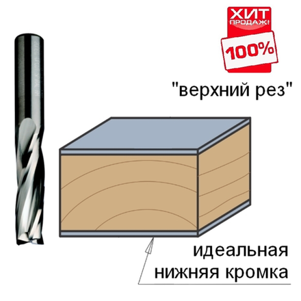 ХИТ! Фреза спиральная монолитная 8 x 32 x 80 Z3 S8 RH CMT 193.081.11