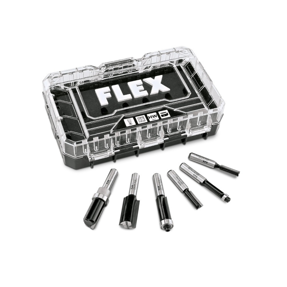 Набор кромочных фрез 6 шт. в боксе CER Bit Set2 STACK PACK Flex 532012