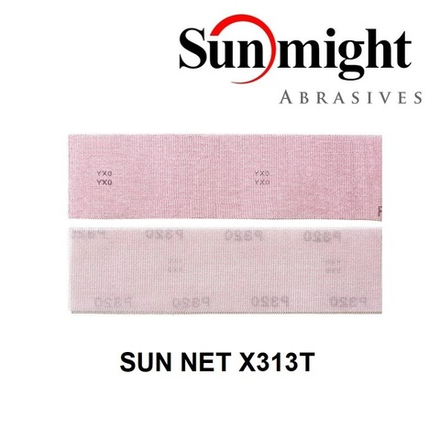 Шлифовальные полоски 50 шт SUN NET X313T 115 х 230 мм на липучке сетка P 80 SUNMIGHT 82506-50