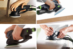 ХИТ! Эксцентриковая шлифовальная машинка с редуктором FESTOOL ROTEX RO 150 FEQ-Plus для грубого, тонкого шлифования и полирования в систейнере Systainer SYS3 M 237 576017
