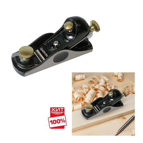 ХИТ! Рубанок металлический торцовочный N60,5 Block Plane 6-1/4" длина 155 мм, лезвие 35 мм GARVIN SBP-0190