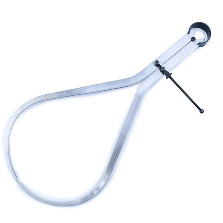 Новинка! Кронциркуль пружинный, изогнутый для наружных измерений 500 мм GOLDRATIO М00023645