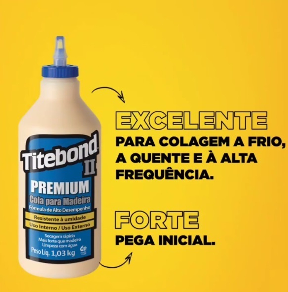 ВМЕСТЕ ДЕШЕВЛЕ ХИТ! Клей столярный влагостойкий TITEBOND II Premium Wood Glue 5005 кремовый 946 мл и Кисть для клея Titebrush N0165-2AM