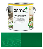 ХИТ! Масло цветное интенсив Osmo 3131 Зеленое 0,125 л Dekorwachs Intensive Tone для внутренних работ Osmo-3131-0,125 10100840