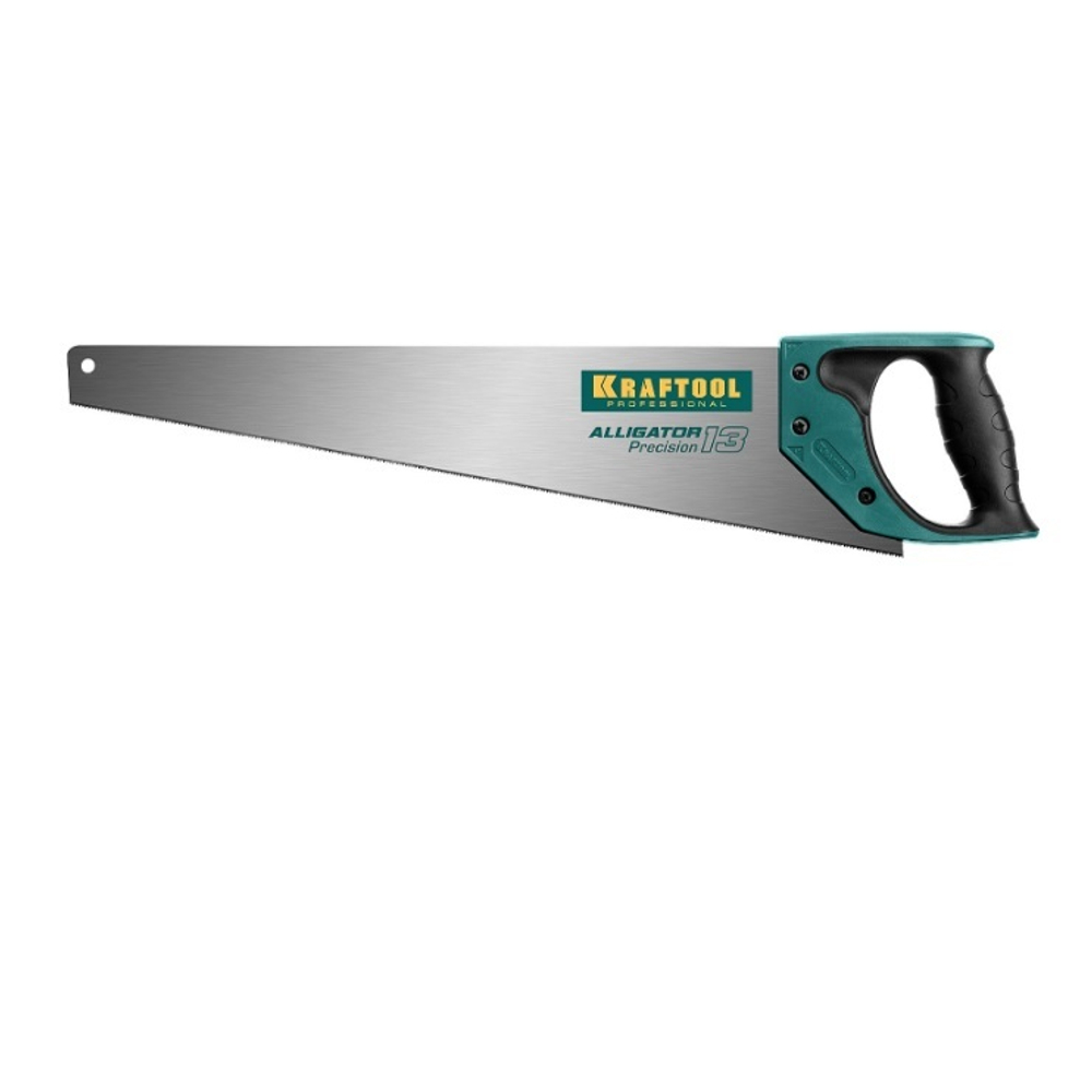 ХИТ! Ножовка для точного реза Alligator Precision 13 TPI 13, 3D зуб 500 мм KRAFTOOL 15225-50