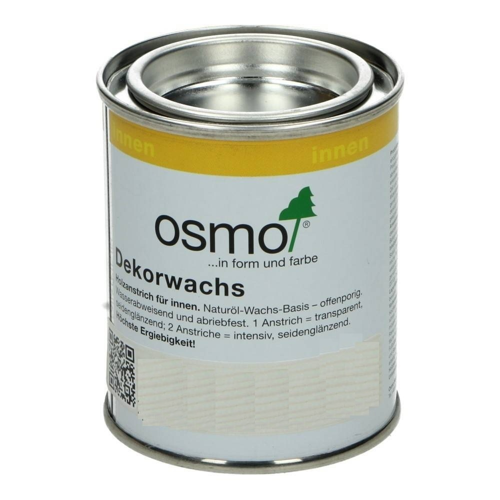 ХИТ! Прозрачная краска на основе цветных масел и воска Osmo 3166 Орех 0,125 л Dekorwachs Transparent Granitgrau для внутренних работ Osmo-3166-0,125 10100100