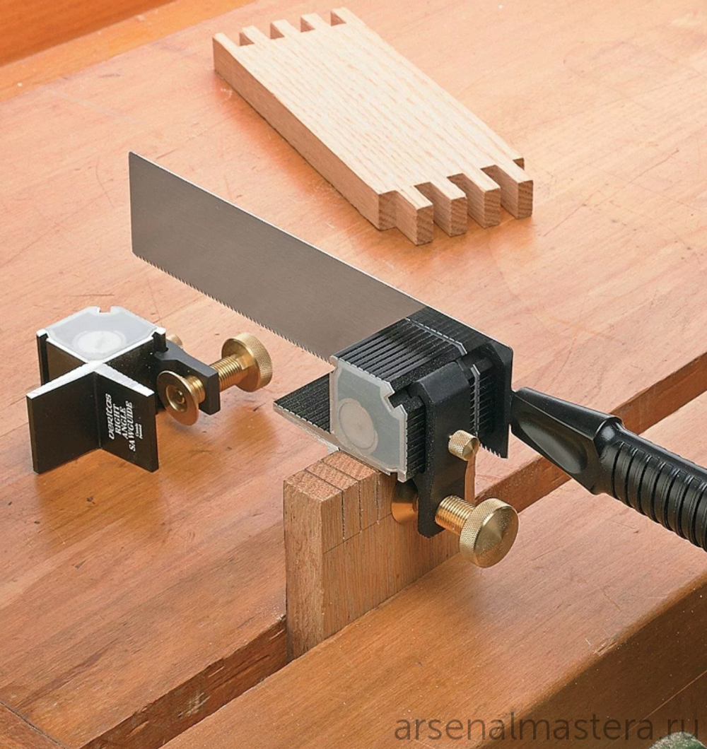 Стусло Veritas Right-Angle Saw Guide для прямых шипов магнитное 05T04.01 М00003365