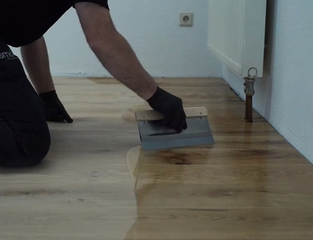 Профессиональное масло для древесины 2 - компонентное Osmo 6118 Светло-серое прозрачное 1 л для паркета и деревянных полов 2K HOLZ-OL для внутренних работ Osmo-6118-1,0 13400438