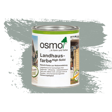 Непрозрачная краска для наружных работ Osmo 2742 серый туман 2,5 л Landhausfarbe Osmo-2742-2.5 11400151