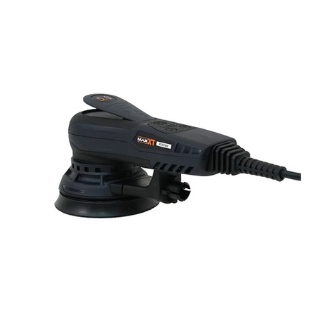 ХИТ! Электрическая эксцентриковая бесщеточная шлифмашинка ручная 220V / 50Hz 350W, 125 мм Ход 5 мм, магнитный тормоз MAXXT R7303-125-5.0