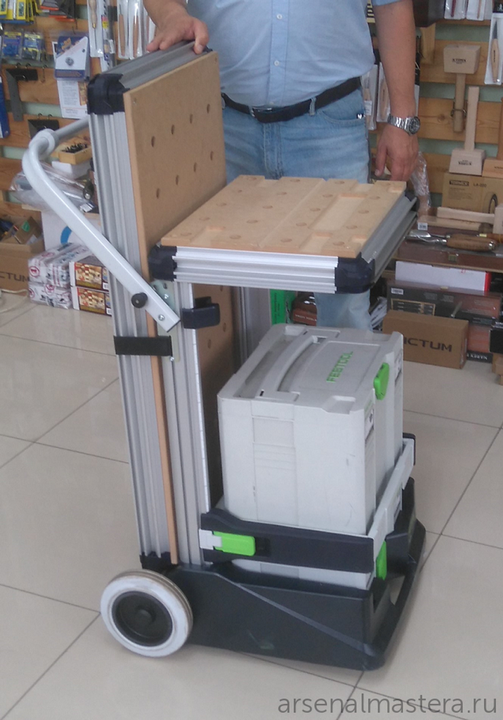 Мобильный многофункциональный верстак FESTOOL MW 1000 в комплекте со столом TSB/1-MW 1000 203802