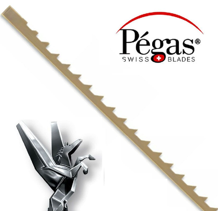 Пилки лобзиковые Pegas по дереву N18 Super Hook 0.5х3.0х160мм 6.68tpi 12 штук арт. 90.628 М00013426