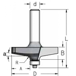 Фреза для изготовления филенки WPW 61 x 14 x 78 x 12 R4.0 RK04102