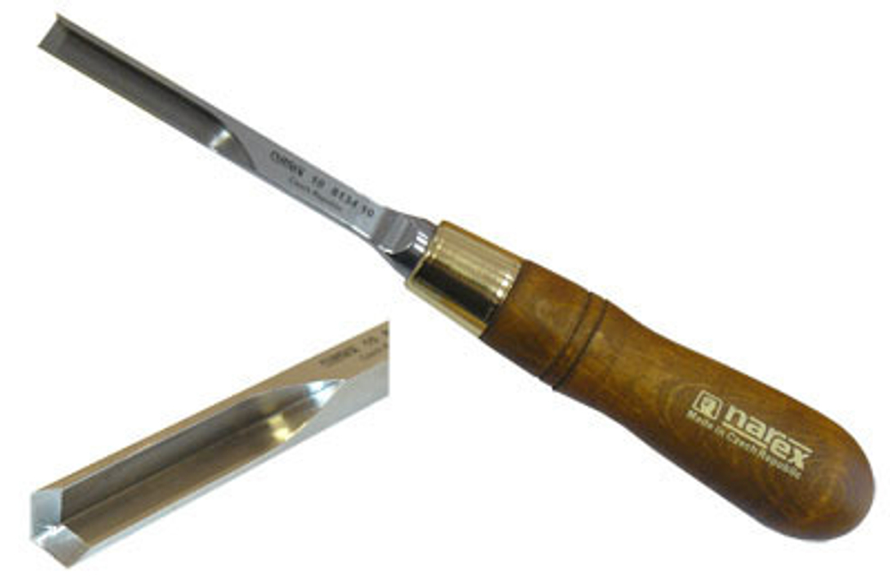 ЦЕНЫ НИЖЕ ХИТ! Стамеска угловая 10 мм Narex Wood Line Plus 813410