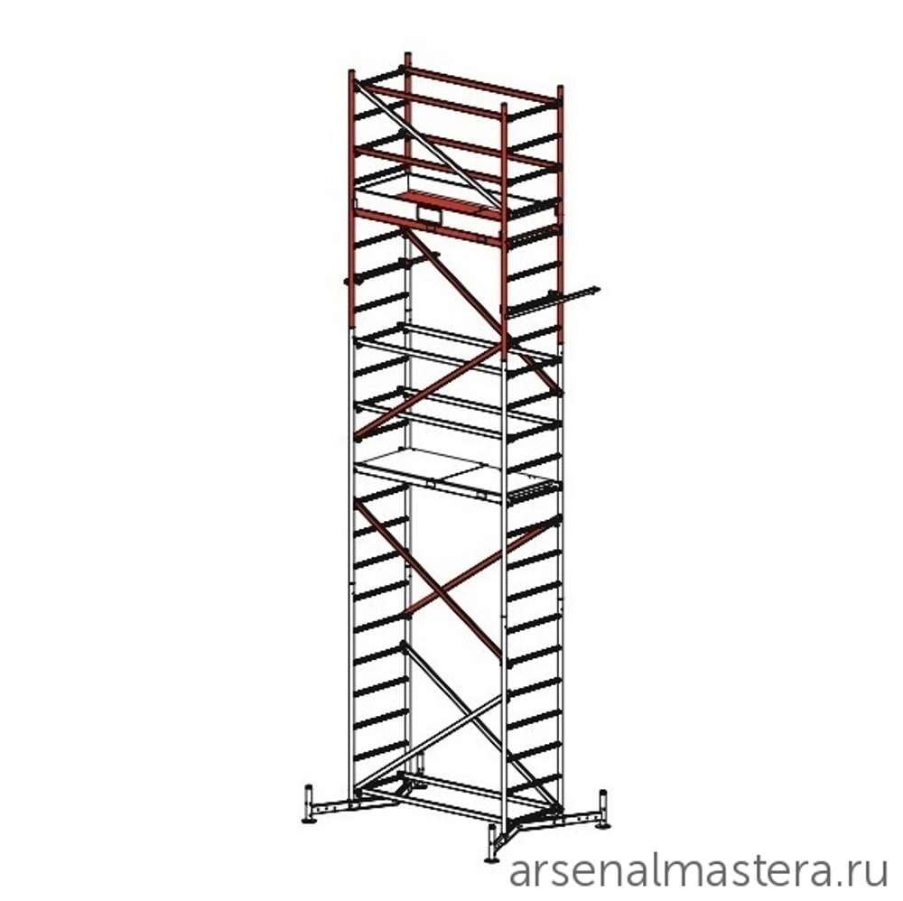 Подмости передвижные Krause Climtec (Вышка - тура) 2-я надстройка 710154