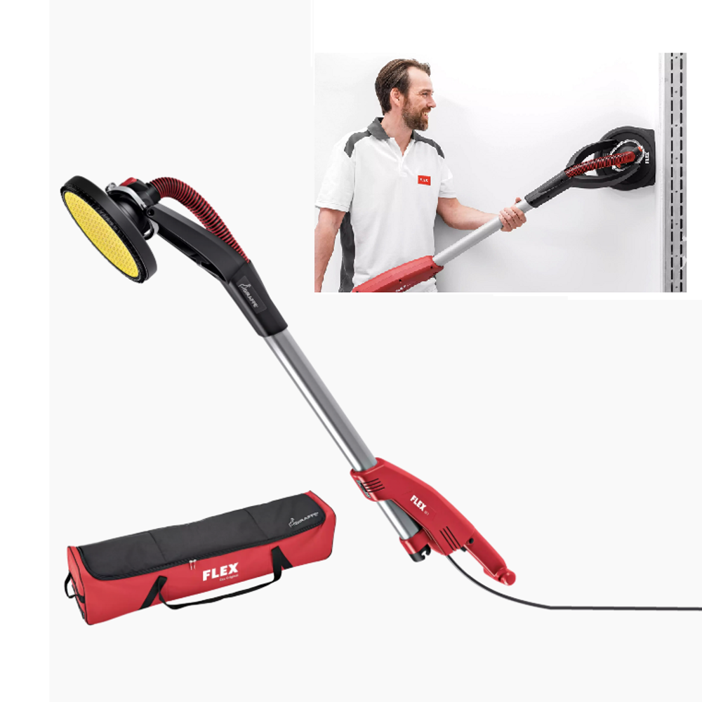 Новинка! Шлифовальная машина для стен и потолков Flex Giraffe GE 7 MH-X 230 / CEE с системой сменных головок, 710 Вт диск 225 мм в сумке 494496
