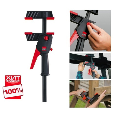 ХИТ! Струбцина для работы одной рукой DuoKlamp DUO 160/85, 1.2 кН BESSEY BE-DUO16-8