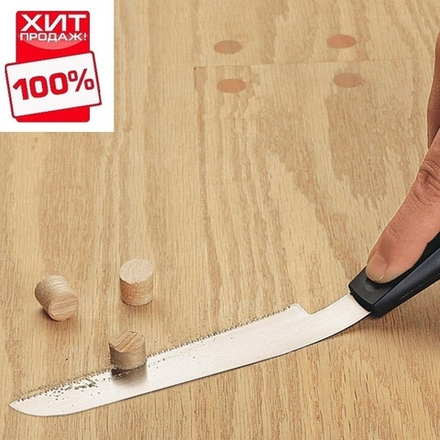 ХИТ! Пила Veritas Flush-Cutting Detail Saw супергибкая односторонняя для срезания пробок 05K34.10 М00006642