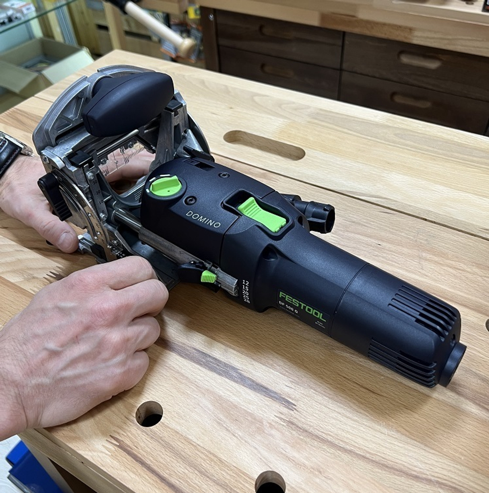 СУПЕР ХИТ! Фрезер дюбельный для изготовления пазов под шип Домино Festool DOMINO DF 500 Q-Plus в систейнере 576413