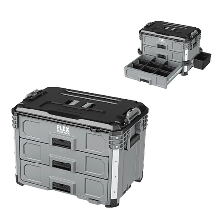 Новинка! Кейс с тремя выдвижными ящиками STACK PACK TKL SP 3DB FLEX 533239