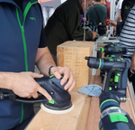 ХИТ! Эксцентриковая шлифовальная машинка с редуктором FESTOOL ROTEX RO 150 FEQ-Plus для грубого, тонкого шлифования и полирования в систейнере Systainer SYS3 M 237 576017
