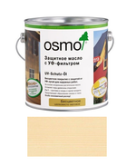 ХИТ! Защитное масло с УФ-фильтром Osmo 410 Бесцветное шелковисто-матовое без биоцидов 2,5 л с защитой от УФ-лучей, против роста синей гнили, плесени, грибков UV-Schutz-Ol для наружных работ Osmo-410-2,5 11600022