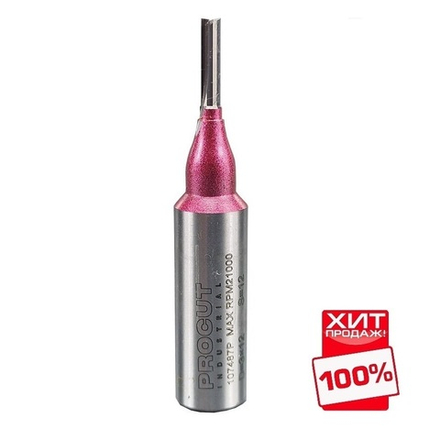 ХИТ! Фреза прямая пазовая монолитная Z 2 D 3 x 12 x 63 S 12 PROCUT 107487P