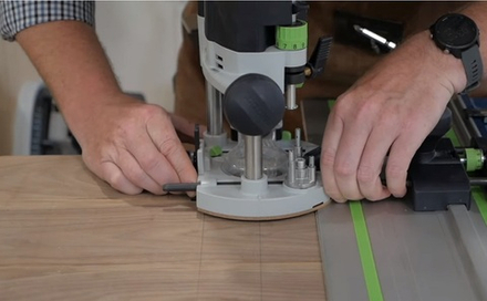 Вертикальный фрезер FESTOOL OF 1400 EBQ-Plus с кассетой фрез Box-OF-S в систейнере 576540