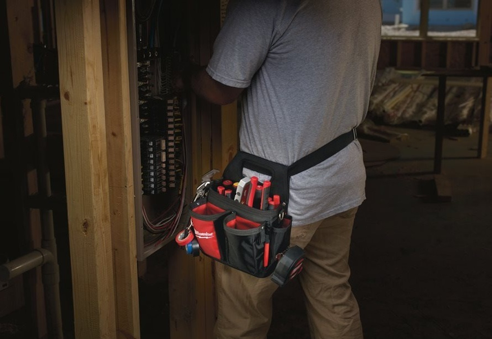 Сумка электрика NEW 290 х 230 х 110 мм ELECTRICIANS POUCH пустая MILWAUKEE 48228112