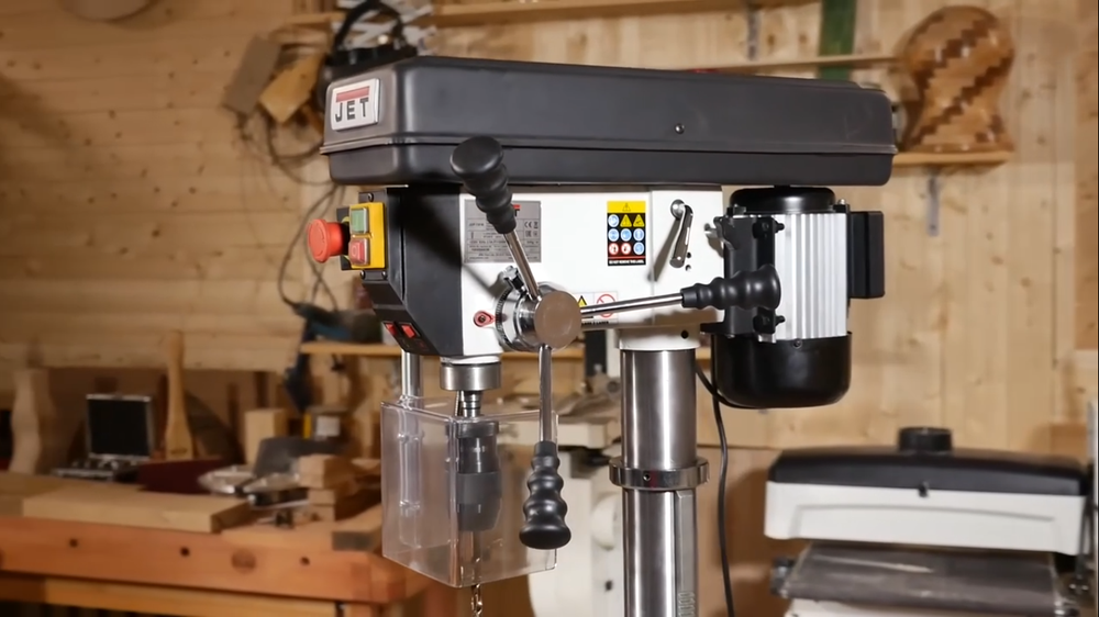Новинка! Настольный сверлильный станок профессиональный JET JDP-13FM 0,55 кВт, 220В сверление дерево, металл, пластмасса 10000440M