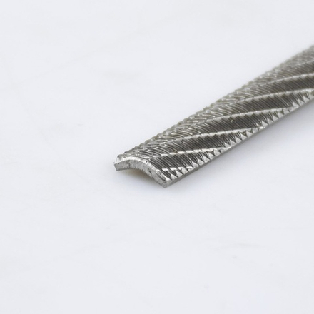 ХИТ! Рашпиль японский красный прямой полукруглый 200 х 10 мм шаг 1,2 мм Iwasaki Miki Tool М00010364