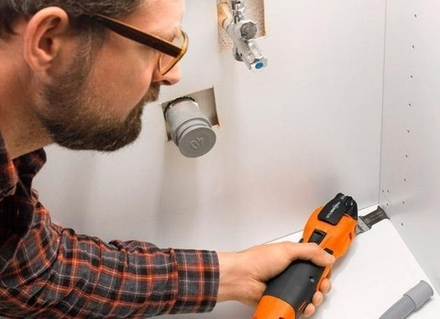 Инструмент универсальный аккумуляторный MultiTalent AFMT12QSL Select 12 В для отделки и ремонта в кейсе 7 129 25 62 00 0 Fein 71292562000