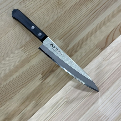 Новинка! Японский Кухонный нож Универсальный Tojiro Fuji Cutlery, длина лезвия 135 мм сталь Mo-V рукоять PBT заточка 2000 FC-1620