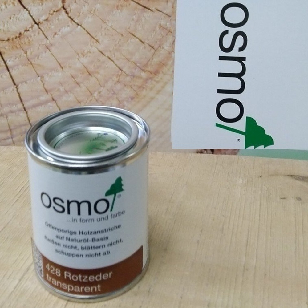 Новинка! Защитное масло с УФ-фильтром цветное прозрачное Osmo UV-Schutz-Öl Farbig 428 Кедр 0,22 л для наружных работ 11600040_2