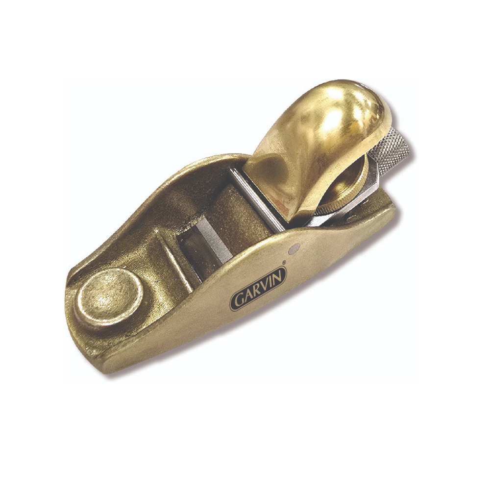 Новинка! Рубанок мини латунный Brass Mini Violin Makers Plane 7/8" 85 мм, лезвие 20 мм GARVIN SVP-7089