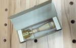 ХИТ! Киянка латунная / Молоток резчицкий 500 г рукоятка из бука Woodwork 852002W