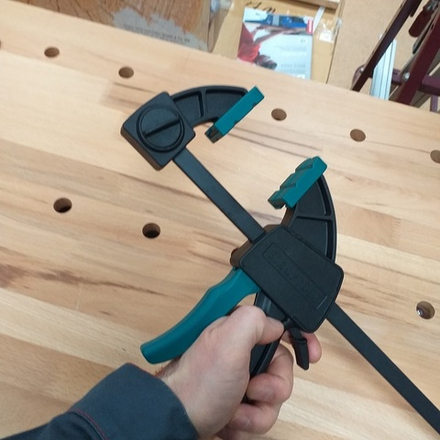 ХИТ! Набор пистолетных струбцин 2 шт быстрозажимных 2 х 300 / 450 мм KRAFTOOL 32225-H2