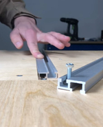 ХИТ! Профиль шина анодированная 0,8 м цвет матовый серебристый WOODWORK TR31.080