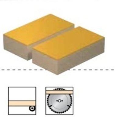 Пила подрезная сэндвич D 100 x 20 x 2,8 - 3,6 Z 2 x 12 двойной ресурс DIMAR 95600103