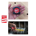 ХИТ! Рулетка 2 м без магнита (ширина полотна 13 мм) MILWAUKEE 48225502