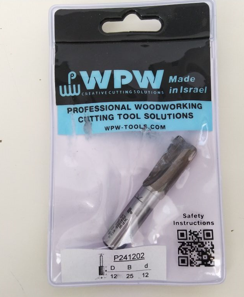 Фреза пазовая 12 x 25 x 70 x 12 WPW  P241202