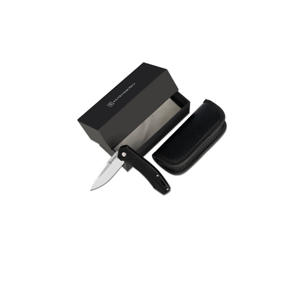 Новинка! Нож японский складной универсальный Tojiro Hatamoto сталь D2, рукоять G10, 1000 грит, клинок 95 мм HFK-2466