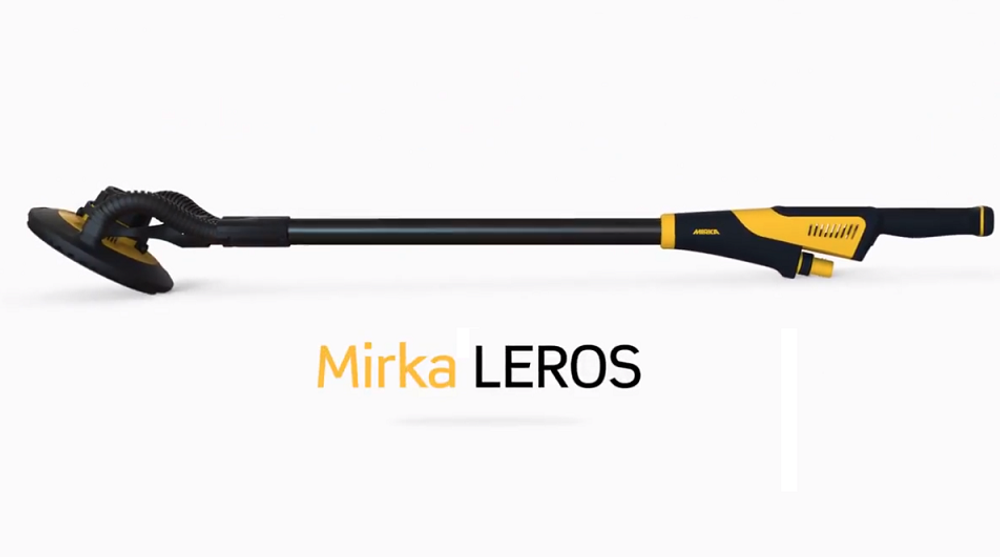 ХИТ! Шлифовальная электрическая бесщеточная машина стен и потолков MIRKA LEROS 950CV подошва 225 мм на липучке орбита 5 мм в ЧЕХЛЕ MIW9502011BA