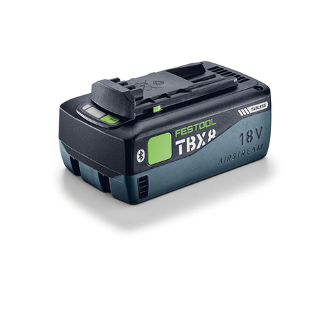 Новинка 2026! Аккумулятор FESTOOL Tabless BP 18 TBX 8 ASI с функцией охлаждения AIRSTREAM, Bluetooth 578746