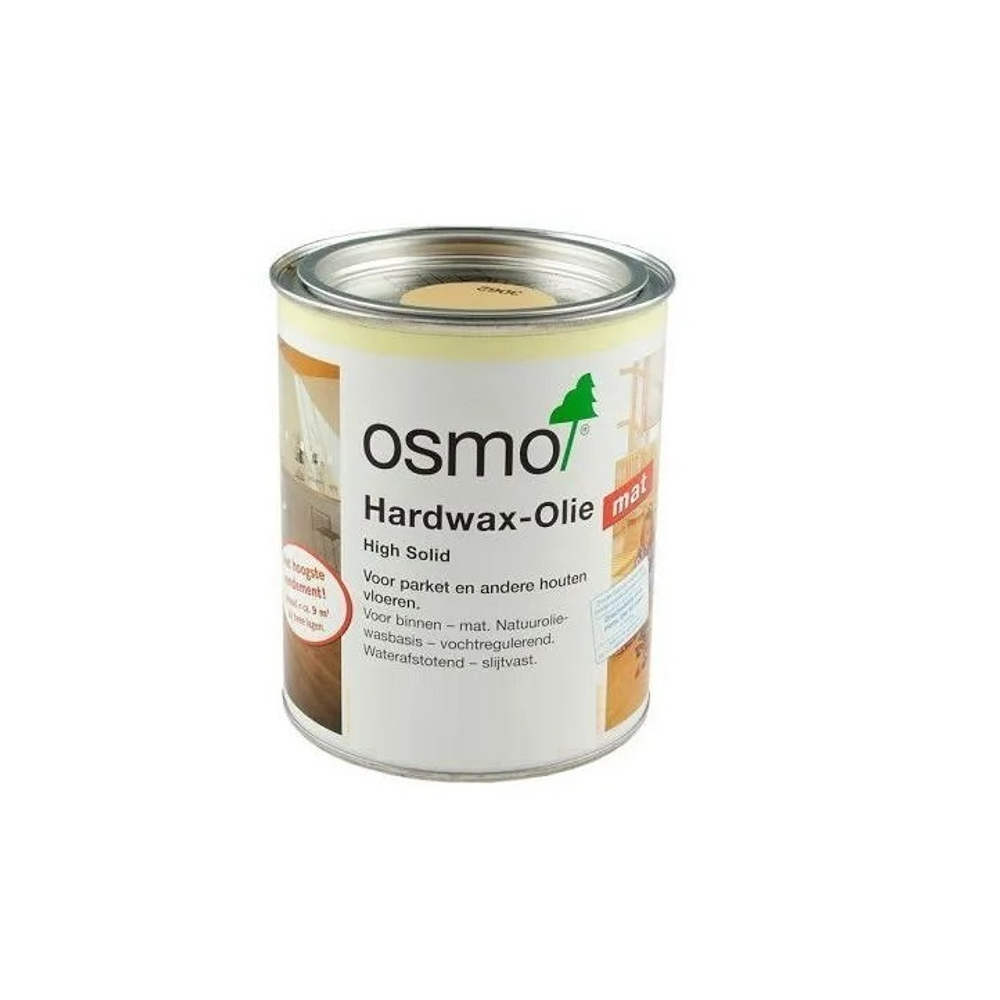 ХИТ! Масло с твердым воском Osmo 3011 Бесцветное глянцевое 0,125 л Hartwachs-Ol Original для внутренних работ 10300160