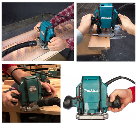 ЗИМОЙ ВЫГОДНЕЕ ХИТ! Фрезер погружной сетевой Makita 0,9 кВт для вырезания отверстий и пазов в дереве, композитных материалах RP0900