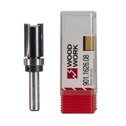 ХИТ! Фреза прямая с подшипником D 15,8 I 26 S 8 Woodwork 901.1626.08
