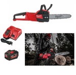 Комплект: Аккумуляторная цепная пила M18 FUEL FCHSC-121, Аккумулятор M18 HB12 12.0 Ач, Быстрое зарядное устройство M12-18 FC принадлежности Milwaukee 4933471442