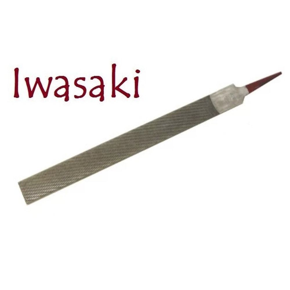 ХИТ! Рашпиль японский Iwasaki красный прямой плоский 200 х 20 мм шаг 1,6 мм Miki Tool MT CP-20S М00010279